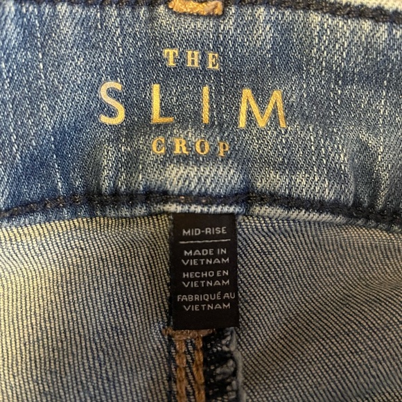 WHBM Light Blue Cropped Jeans - Picture 6 of 7